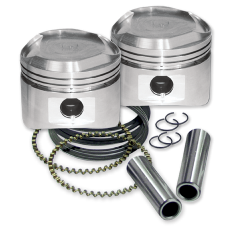 S&S 92-2027 Cycle 84-99 BT w/ Super Stock Heads 80in Pistons - Standard Plus .01