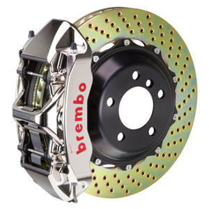 Brembo 1M1.8021AR Brembo 94-00 C-Class Front GTR BBK 6 Piston Billet 355x32 2pc Rotor Drilled-Nickel