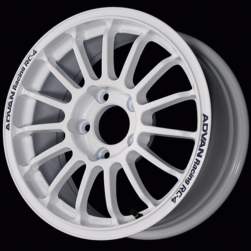 Advan YAU5E35DW RC-4 15x7.0 / +35 Offset / 5x100 / 63mm Bore / Rally White