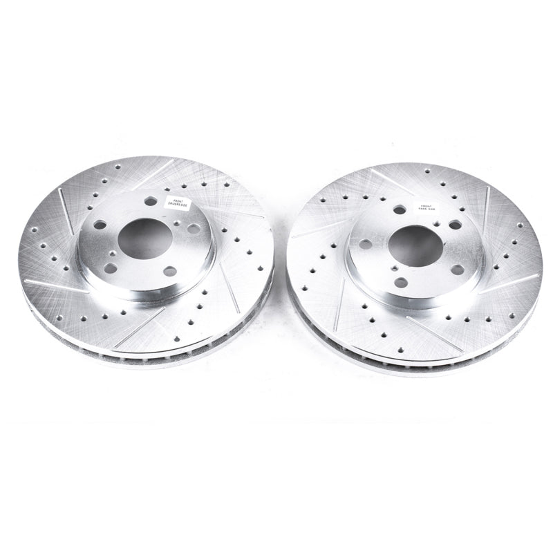 PowerStop fits Lexus 93-05 GS300 Front Evolution Drilled & Slotted Rotors - Pair