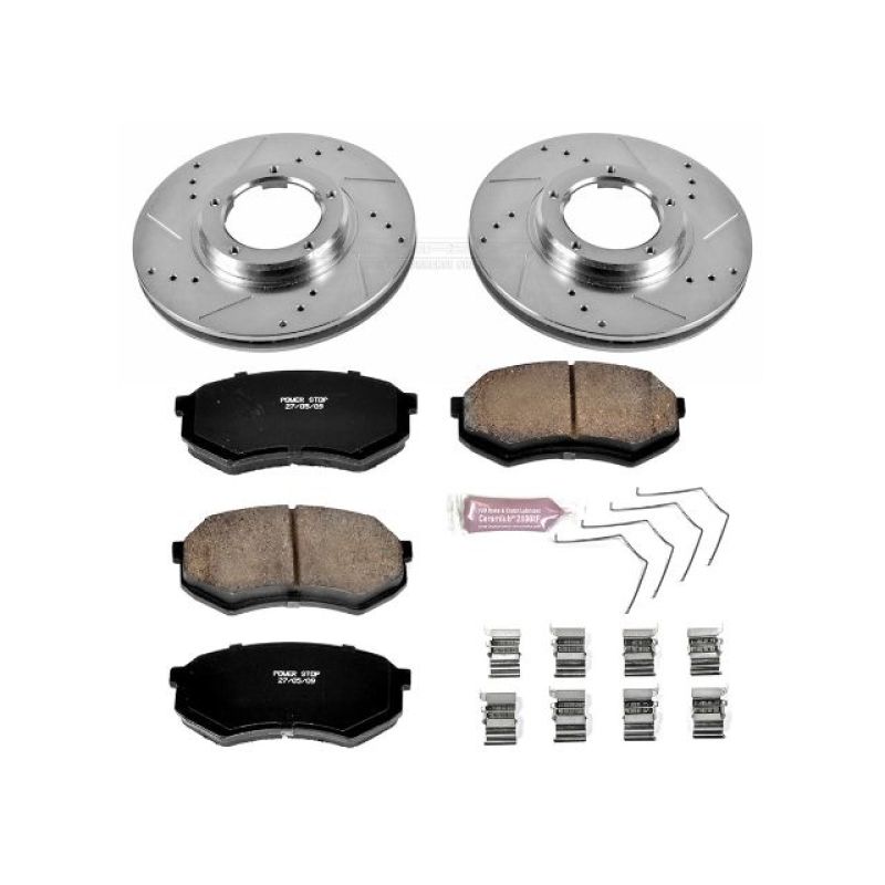 PowerStop K1232 fits Toyota 95-04 Tacoma Front Z23 Evolution Sport Brake Kit