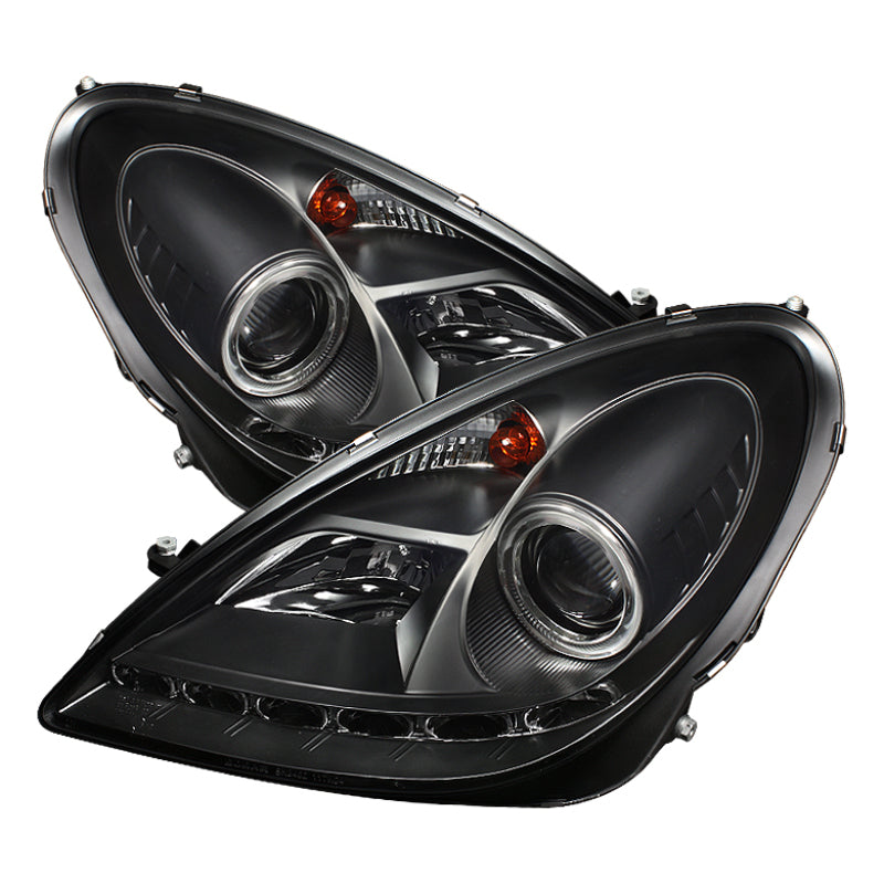 Spyder 5032546 fits Mercedes Benz SLK Projector Headlights Halogen Model- DRL B