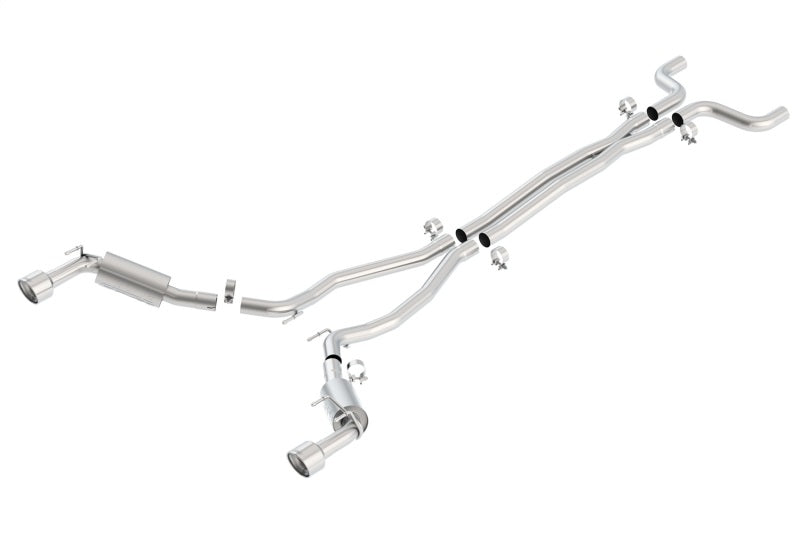 Borla 140280 2010 Camaro 6.2L V8 S Type Catback Exhaust (does not work w/ factory ground affects package -