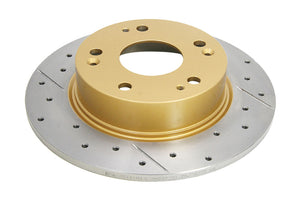 DBA 04-08 Acura TSX Rear Street Series Drilled & Slotted Rotor w/Gold Hat