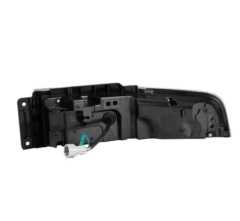 AlphaRex 691020 23-25 fits Nissan Z Nova-Series Twin-Loop Style Prismatic LED Tail Lights - Alpha Black