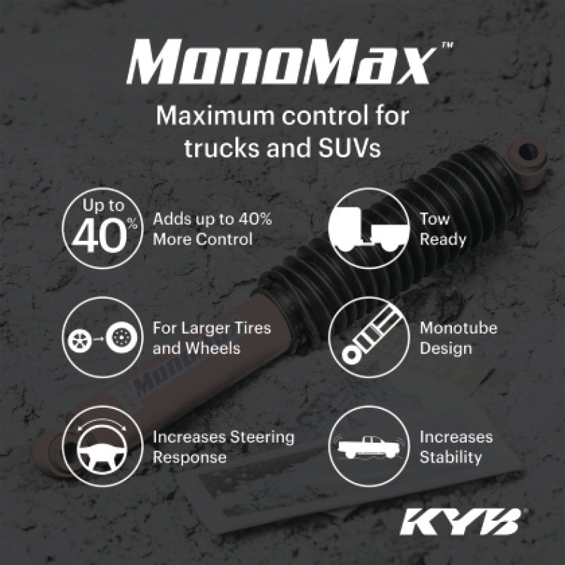 KYB 19-25 RAM 1500 New Body Style (DT) (w/o Air Susp.) (Exc. Rebel & TRX) MonoMax Gas Shock - Rear