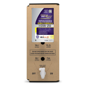 Royal Purple 11916 Premium Synthetic High Performance Euro Formula 0W20 Motor Oil - 6 Gallon Bag-In-Box