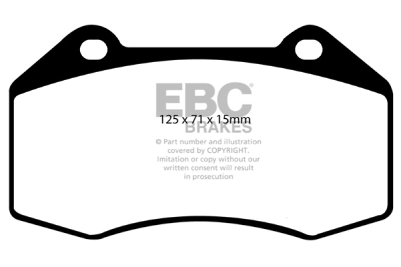 EBC DP21539 fits Chevrolet 07-08 Cobalt 2.0 Supercharged (SS) Greenstuff Front Brake Pads