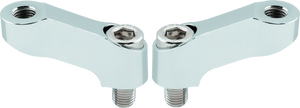 BikeMaster 152462 BikeMaster Mirror Extension 10mm Pair - Chrome