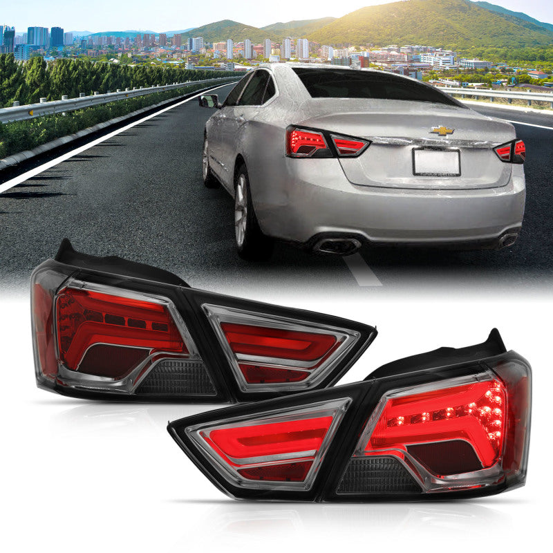 ANZO 321345 fits Chevrolet 14-18 Impala LED Taillights Smoke