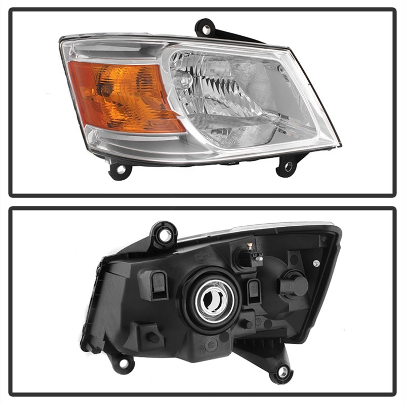 xTune 9035197 fits Dodge Grand Caravan 08-10 Passenger Side Headlight -OEM Righ