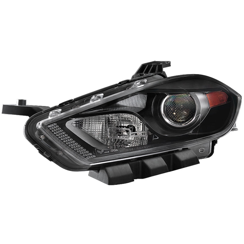 xTune 9035159 fits Dodge Dart 13-15 Driver Side Projector Headlight - OEM Left