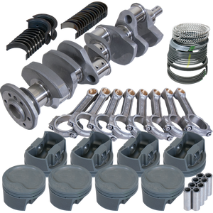 Eagle 62007060 fits Chevy 350 3.750in Crank 5.700in I-Beam Rods -16cc 4.060in Pistons Rotating Assembly