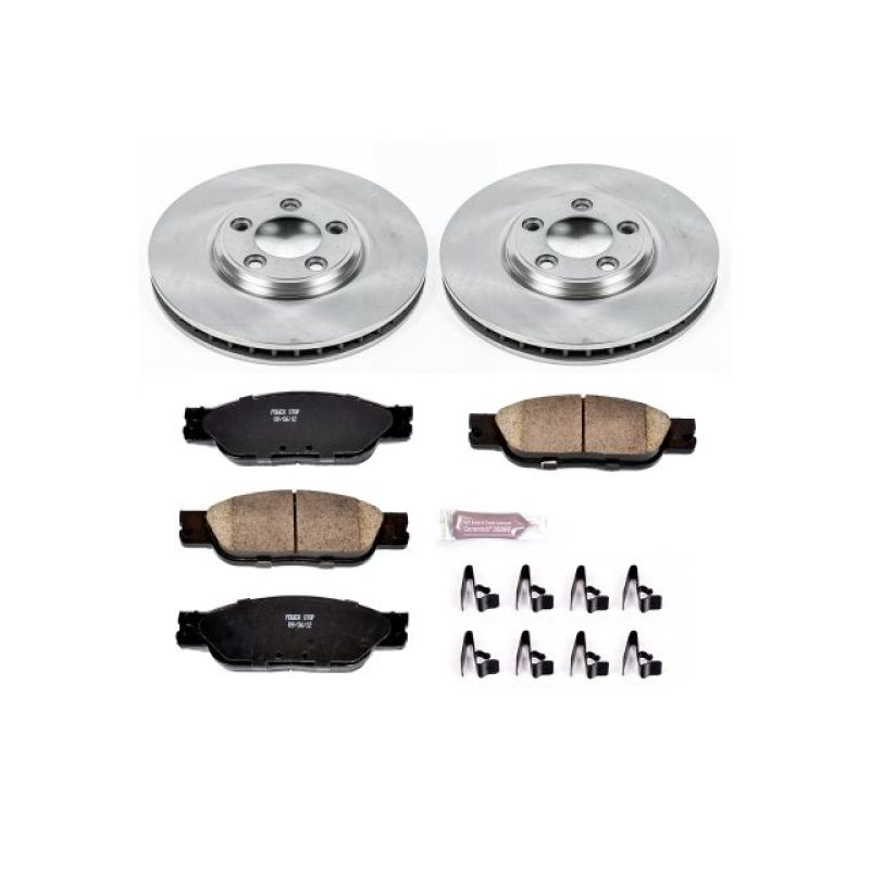 PowerStop KOE1353 fits Jaguar 03-04 S-Type Front Autospecialty Brake Kit