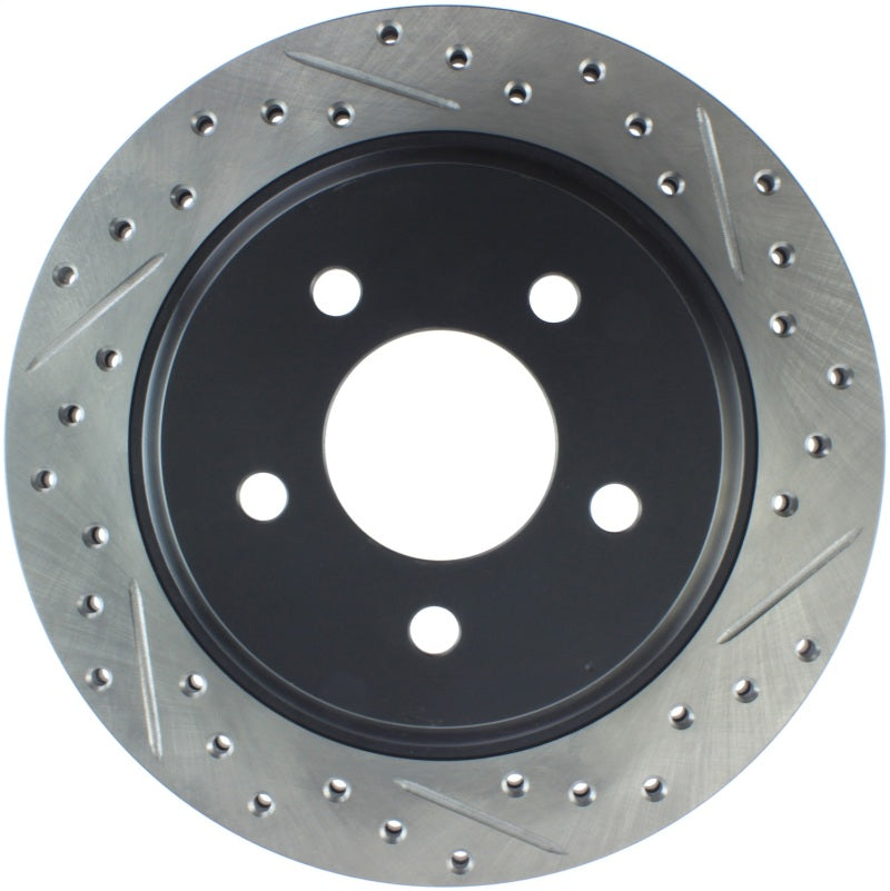 Stoptech 127.61046L Slotted & Drilled Sport Brake Rotor