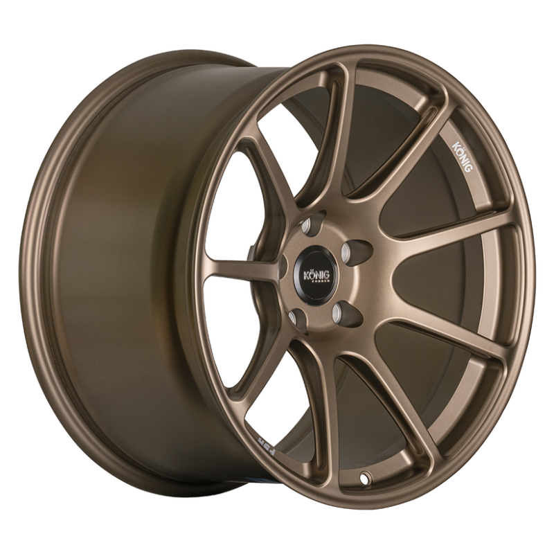Konig F5R998512428 Forged F5R 18x9 5x112 ET42 Satin Bronze Wheel (Knurled Bead)