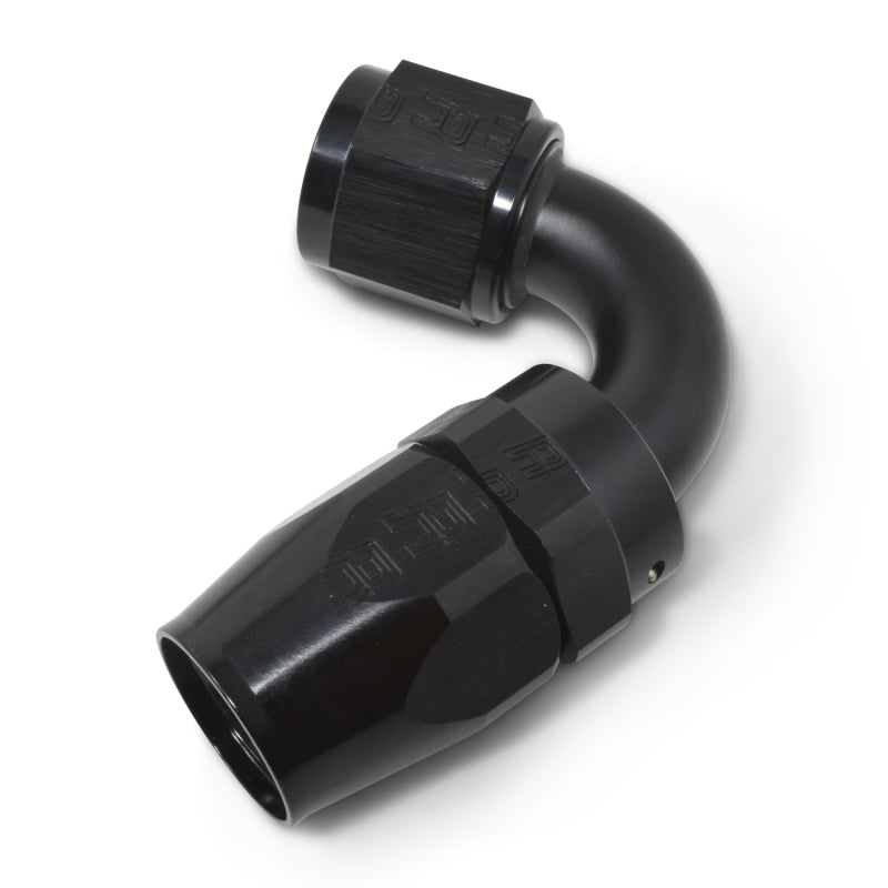 Russell 613425 Performance -10 AN Black 120 Degree Full Flow Swivel Hose End