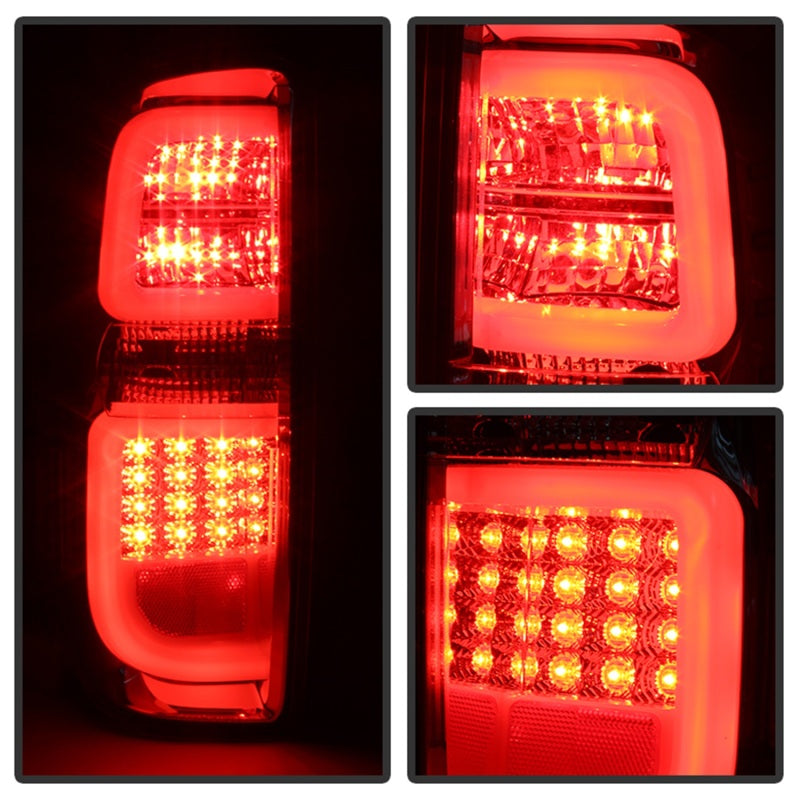 Spyder 5080189 fits Toyota 14-20 Tundra 2016 Light Bar LED Tail Lights Red Smok