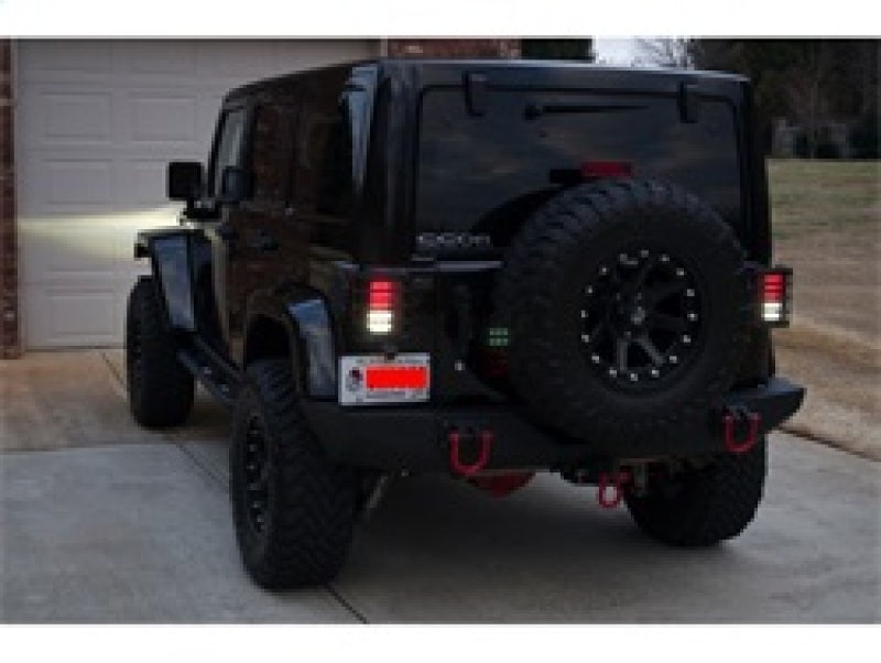 Spyder 5070395 fits Jeep 07-15 Wrangler LED Tail Lights Black ALT-YD-JWA07-LED-