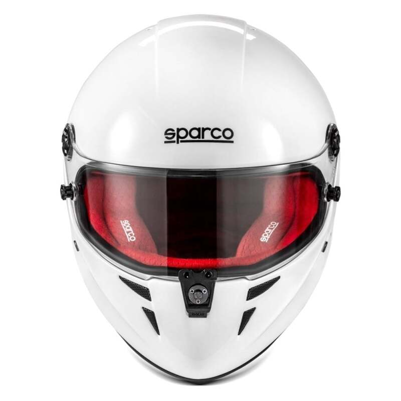 SPARCO BRH0007B0W0900L Stealth RF Helmet - Large - White/Red