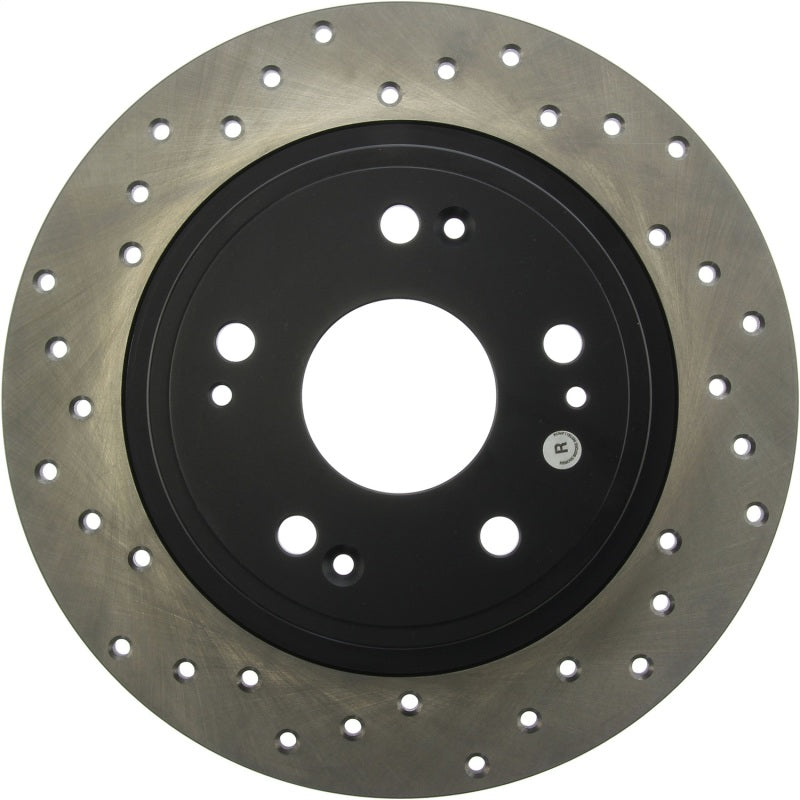 Stoptech 128.40068CR 05-17 Honda Accord / 16-17 HR-V / 09-14 Acura TSX Cryo Sport Drilled Rear Right Rotor