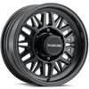 Raceline 451B-66080 451B Ryno TR Trailer 16x6in / 8X6.5 BP / 0mm Offset / 4.9mm Bore - Satin Black