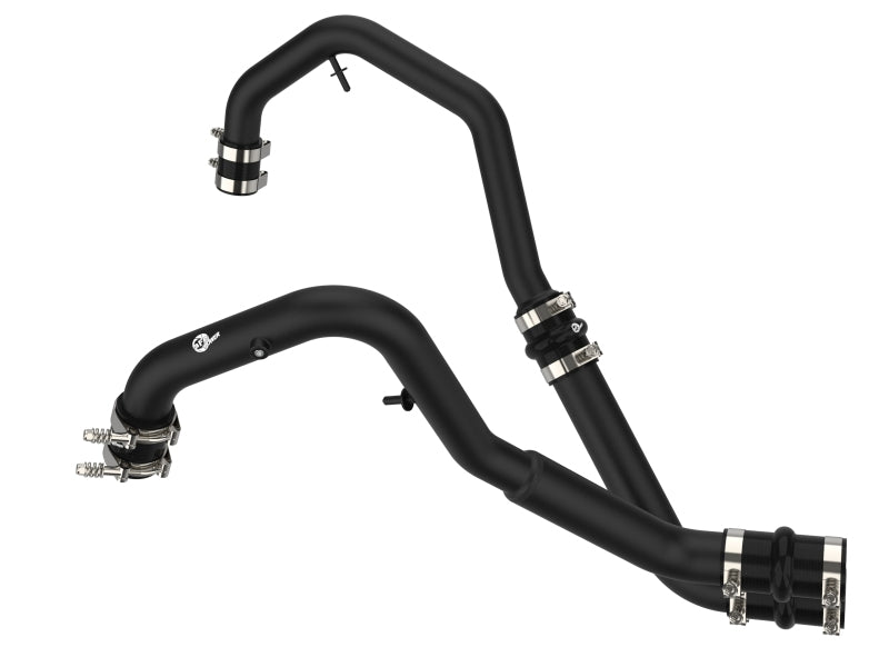 AFE 46-20478-B unner Intercooler Hot Charge Pipe Black 2-2.5in 2021+ fits Ford