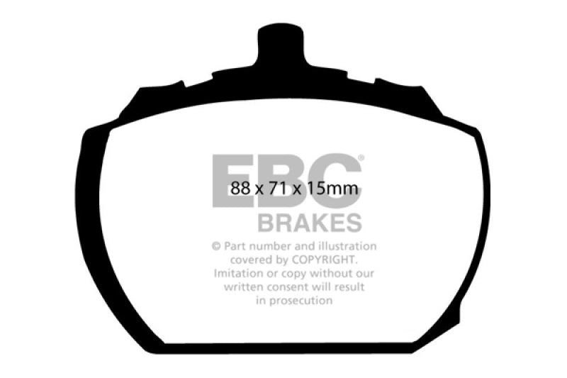 EBC DP2240 Mg fits MG 73-76B GT V8 3.5 Greenstuff Front Brake Pads