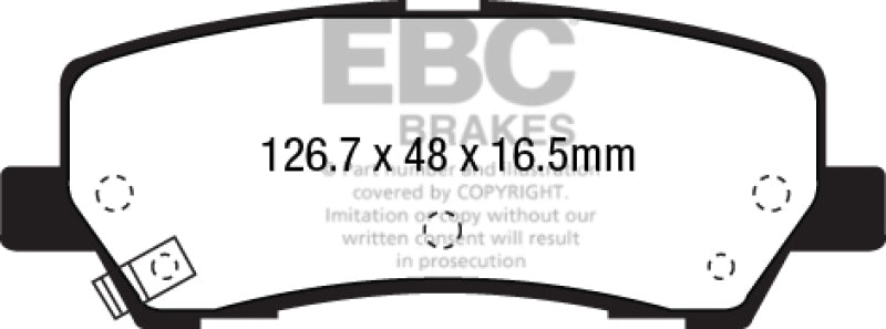 EBC DP23041 Brakes Greenstuff 2000 Series Sport Pads