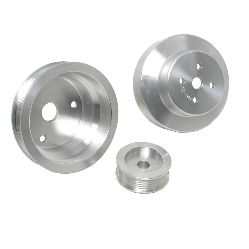 BBK  1603 GM Truck 4.3 5.0 5.7 Underdrive Pulley Kit - Lightweight CNC Billet Al