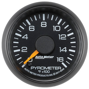 AutoMeter 8344 Factory Match fits GM 2-1/16in 1600 Degree Elec. Pyrometer Gauge