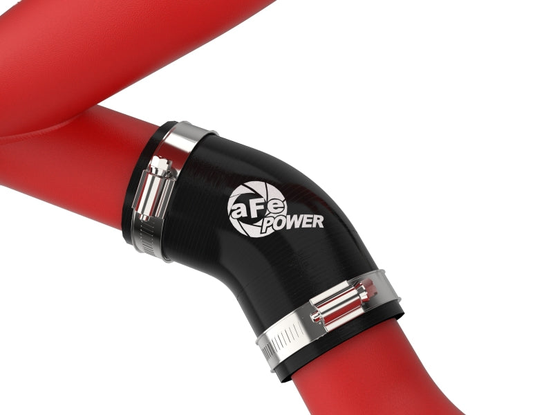 AFE 46-20658-R unner 2-1/4 IN Aluminum Hot Charge Pipe Black 20-23 fits Ford Ex