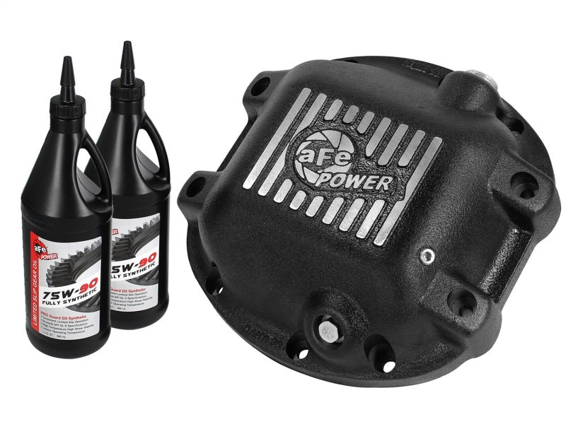 AFE 46-70192-WL Differential Cover Machined Fins 97-15 fits Jeep Dana 30 w/ 75W