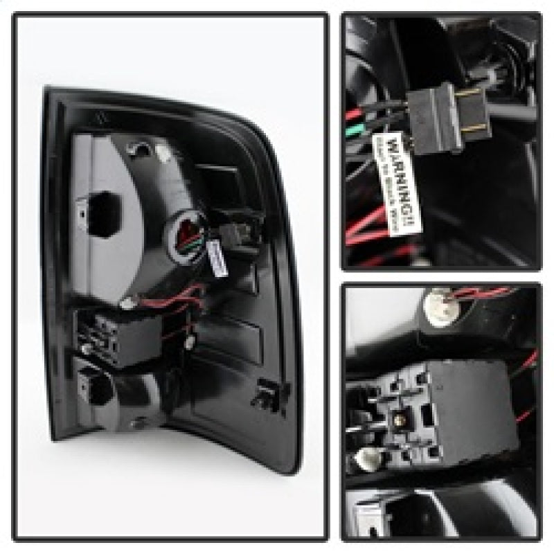 SPYDER 5078124 fits Dodge Ram 1500 LED Tail Lights Incandescent- Blk Smoke