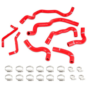 Mishimoto MMHOSE-Q50-16ANCRD 2016+ fits Infiniti Q50/Q60 3.0T Ancillary Coolant Hose Kit - Red