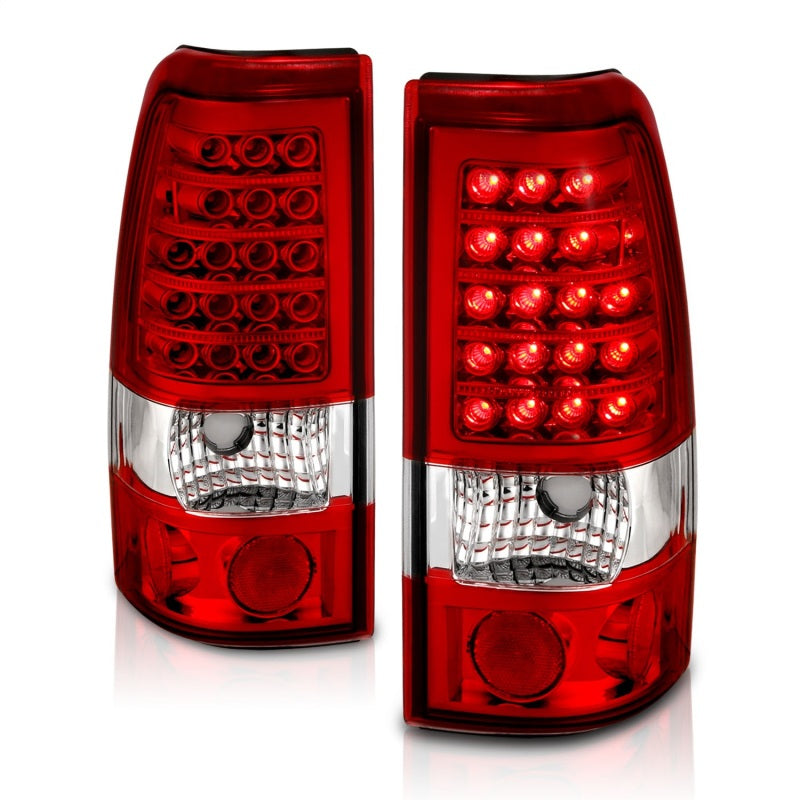 ANZO 311010 1907 fits Chevrolet 99-20 Silverado 1500 LED Taillights Red/Clear