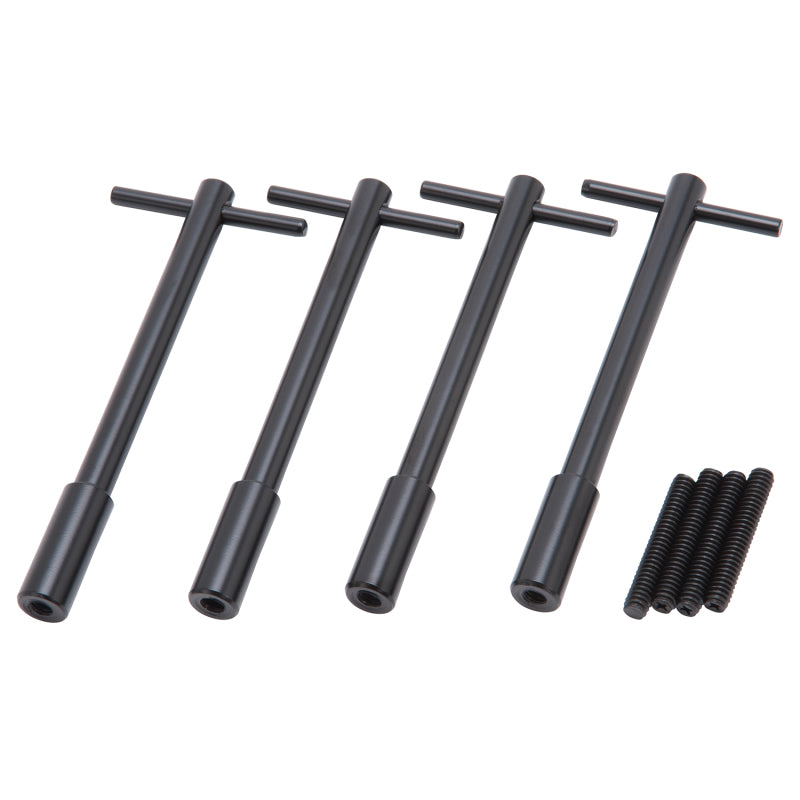 Edelbrock 44023 Vc Hold Down Kit T-Bar 1/4In-20 Thread 5In Long Black (Set of 4)