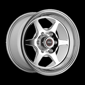 Weld 79LP0070E45A S79 HD S79 20x7in / 6x139.7 BP / 4.5in BS Polished Center - Polished Shell Wheel