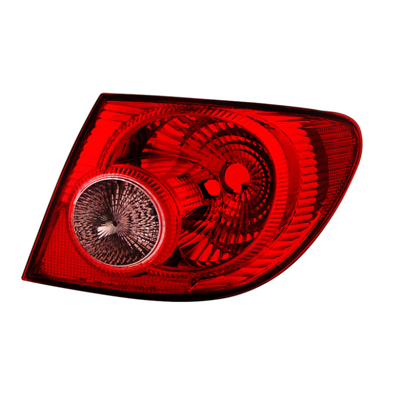 9032080 Xtune fits Toyota 04-08 Corolla Passenger Side Outer Tail Lights OEM R
