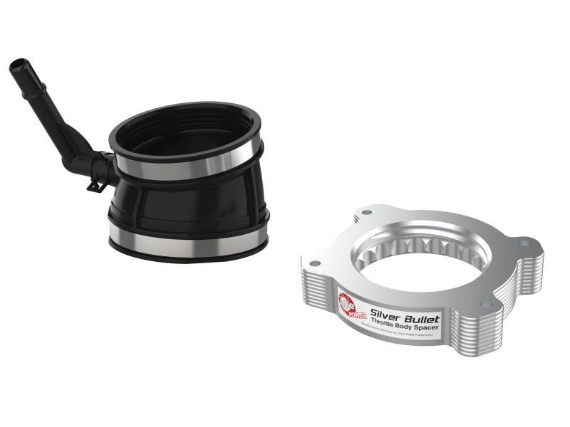 AFE 46-34017 ette C8 Silver Bullet Aluminum Throttle Body Spacer Works w/ Facto