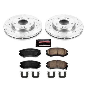 PowerStop K5291 fits Hyundai 07-10 Elantra Front Z23 Evolution Sport Brake Kit