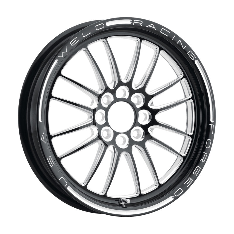 Weld  778B-15022 Tuner Import 15x3.5 / 4x100mm BP / 2.25in. BS 1-Piece Black Whe