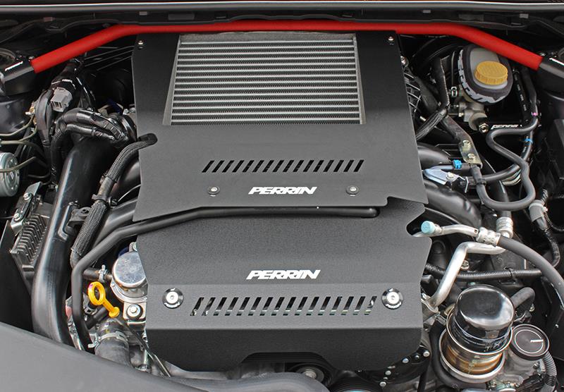 PERRIN PSP-ENG-165BK fits Subaru 15-21 fits WRX Engine Cover Kit (Intercooler &