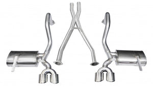 CORSA Performance 14962 Corsa 1997-2004 fits Chevrolet Corvette C5 Z06 5.7L V8 Polished Xtreme Cat-Back + XO Exhaust