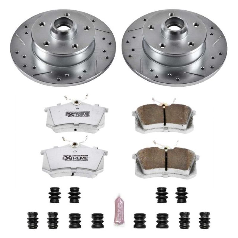 PowerStop K512-26 94-99 fits Volkswagen Golf Rear Z26 Street Warrior Brake Kit