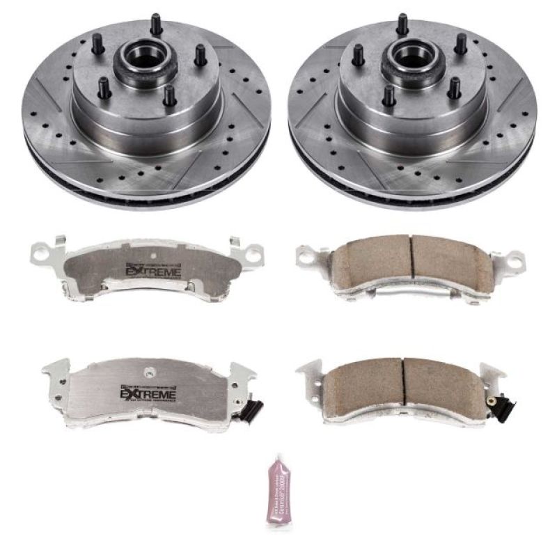 PowerStop K2579-26 73-74 fits Buick Apollo Front Z26 Street Warrior Brake Kit