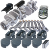 Eagle 62112040 fits Chevy LT1 350 1Pc 3.750in Crank 6.000in I-Beam Rods 6cc Dome 4.040in Pistons Rotating Assembly