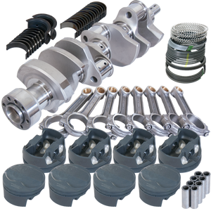 Eagle 62112060 fits Chevy LT1 350 1Pc 3.750in Crank 6.000in I-Beam Rods 6cc Dome 4.060in Pistons Rotating Assembly