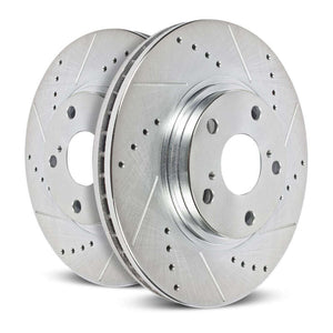 Power Stop 24-26 Toyota Tacoma Front Drilled & Slotted Rotor - Pair