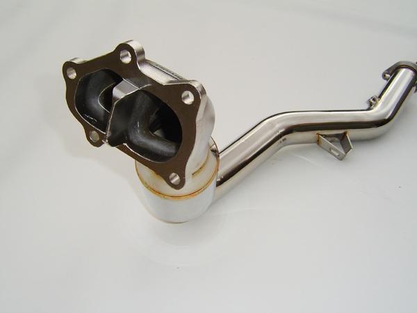 Invidia HS05SW1DPC 02-07 WRX/STi Polished Divorced Waste Gate Downpipe with High